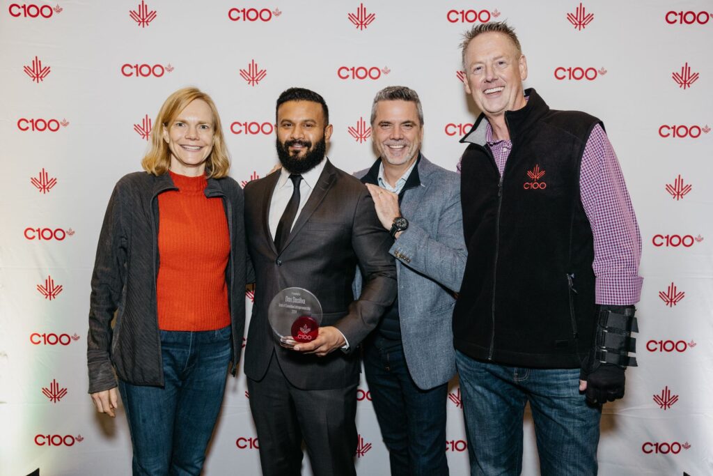 C100 Honours Dax Dasilva with Prestigious Icon of Canadian Entrepreneurship Award